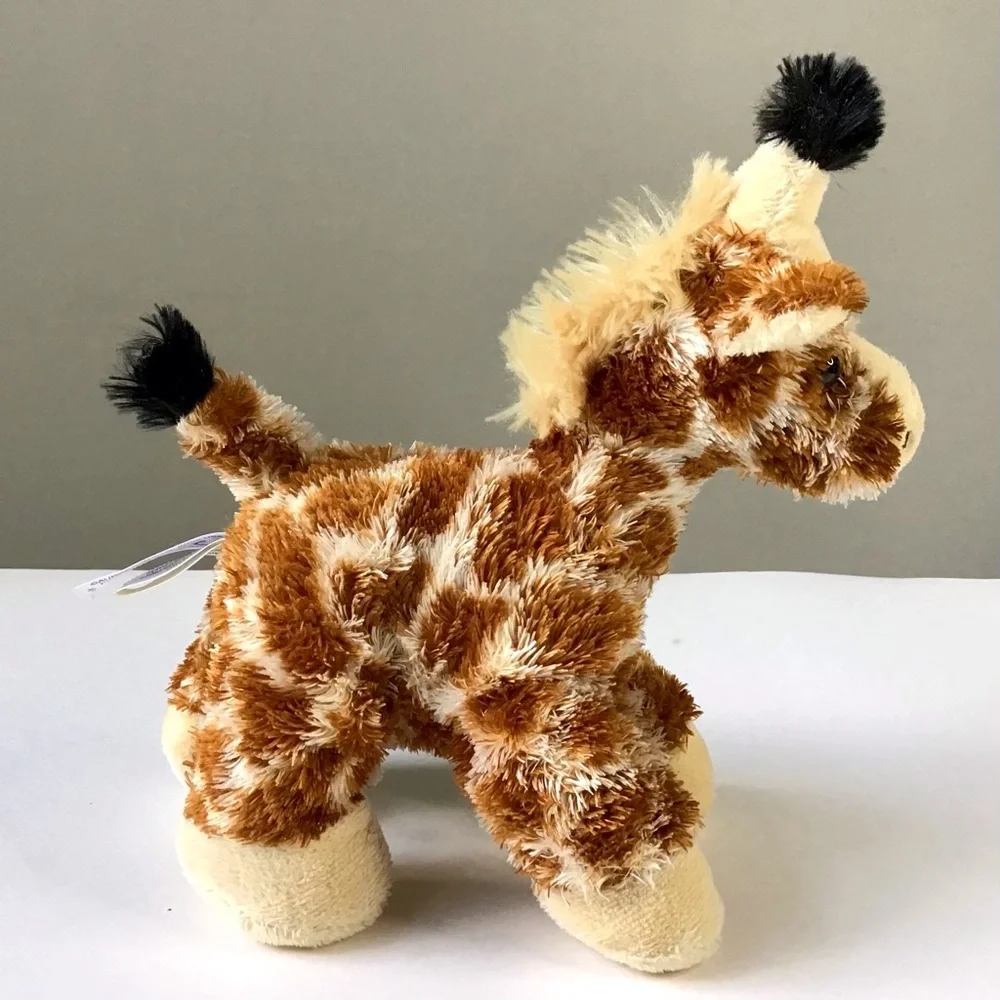 Aurora Gigi Giraffe Plush Stuffed Animal Mini Flopsies Weighted Beanbag 8”
